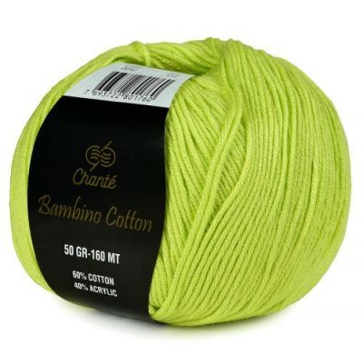 Пряжа Chante Bambino cotton (2042); Состав: 60% Хлопок, 40% Акрил; 50 г / 160 м